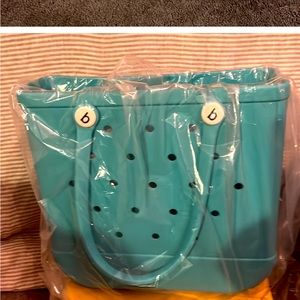 Tote bag teal blue